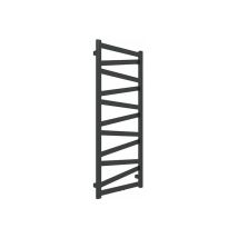 Heizungsbetrieb Handtuchheizkörper - Mattschwarz - 1710x400mm - 531 Watt - Vip1710/400zxn