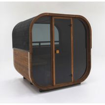 Cube 250 Außensauna Würfelsauna aus Thermo-Fichte 250 x 235 x 225 cm - Hekla