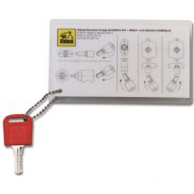 Hekna - Demontageschlüssel, Trennen des Zylinder-Wechselkerns vom Zylindergehäuse