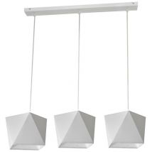 Helam adamant Plafoniera a Sospensione Bar Dritta Bianca 65cm