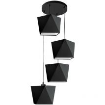 Helam adamant Plafoniera a Sospensione Cluster Nera 35cm