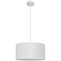 Helam - alba Plafón Colgante Cilíndrico Blanco 40cm