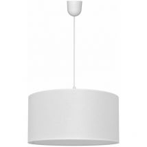 Helam alba Zylindrische Pendelleuchte Weiß 40cm