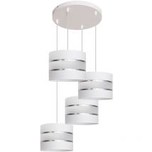 Helen Cluster Pendelleuchte Weiß, Silber 35cm - Helam