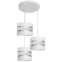 Helam helen Cluster Sospensione Plafoniera Bianco, Argento 35cm