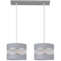 Helam helen Plafoniera a sospensione a barra dritta grigio, argento 45 cm