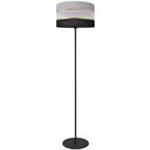 Helen Stehlampe mit Schirm Schwarz, Gold, Grau 35cm - Helam