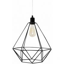 Helam karo Drahtgestell Pendelleuchte Schwarz 35cm