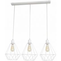 Helam Lighting - Helam karo Plafonnier Barre Droite Blanc 78cm