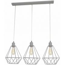 Helam KARO Plafonnier Straight Bar Gris 78cm