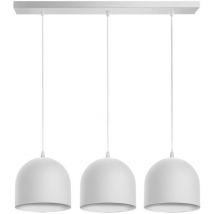 Helam MADISON Lámpara de Techo Colgante Barra Recta Blanco 70cm