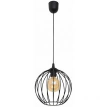 Helam Lighting - Helam mercure Drahtrahmen Pendelleuchte Schwarz 24cm