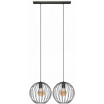Helam Lighting - Helam mercure Plafonnier Barre Droite Noir 70cm
