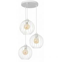 Helam Lighting - Helam mercure Plafonnier Suspendu Cluster Blanc 40cm