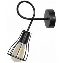 Oxford Wall Lamp Black 10cm - Helam