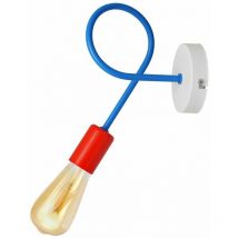 Oxford Wall Lamp Blue, Red 25cm - Helam