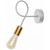 Helam oxford Wandleuchte Weiß, Kupfer 25cm