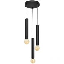 Helam TUBA Cluster Plafón Colgante Negro 30cm