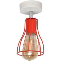 Helam - tube Halbbündiges Licht Weiß, Rot 10cm
