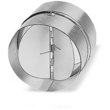 Rohr-Rückschlagklappe rsk 100 60603 dn 100, Kunststoff, weiss - Helios