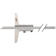 Helios Preisser - Jauge de profondeur din 862 200 mm règle de mesure droite 8 x 3 mm