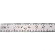 Righello in metallo L.1000mm flessibile acciaio graduazione g b -mm / 1/2mm h. preisser