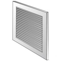 Wetterschutzgitter lg 1525 60321 150 x 250 mm, weiss - Helios