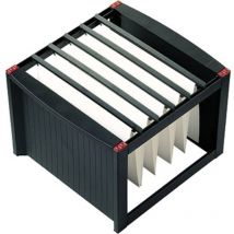 Boîte pour dossiers suspendus H6110092 noir, rouge 1 pc(s) S313041 - Helit
