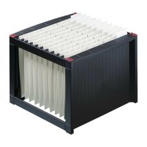 Helit - Cornice portadocumenti Ku.black A272xL360xP380mm per circa 40 cartelle