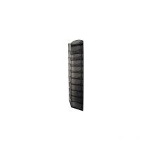 Prospekthalter Mesh the news network 26 x 129 x 10,4 cm (b x h x t) din A4 Stahl schwarz 10 Fächer