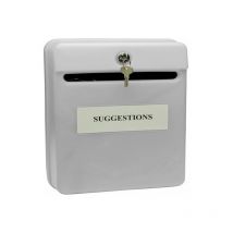 Post Suggestion Box Grey - HX32521 - Helix