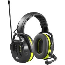 Hellberg – Silenziatori Auricolari Local 446 – Radio a 2 vie PMR 446, SNR 30, Colore Nero-Giallo – 12 ore di funzionamento