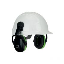 Hellberg - Coquilles antibruit pour casque de chantier - vert snr 26 dB - pip