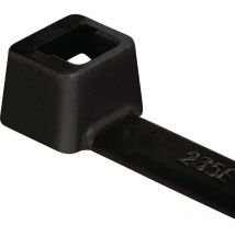 Hellermanntyton - 111-03050 T30R-PA66HS-BK Kabelbinder 150 mm 3.50 mm Schwarz 100 St.