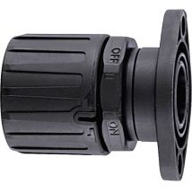 Hellermanntyton - 166-21202 HG28-SFL-PA66-BK Raccord de tuyau noir droit 1 pc(s)