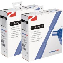 Hellermanntyton - 300-30163 Termoretraibile senza colla Trasparente 1.60 mm 0.80 mm Restringimento:2:1 10 m