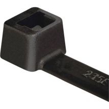 Hellermanntyton - 111-02358 T18I-PA66HS-BK Kabelbinder 145 mm 2.50 mm Schwarz Hitzestabilisiert 100 St