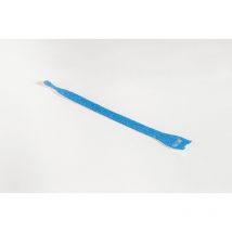 Set von 10 wiederverwendbaren, selbstklebenden Textilbändern Blau 200x12,5mm