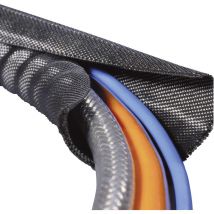 Hellermanntyton - Gewebte Gaine Helagaine Twist-in 19 Polyester (pet), (beutel 2m)