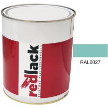 Redlack - Hellgrüne Farbe ral 6027 Seidenmatt Multi-Support 3L