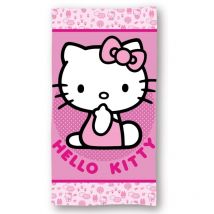 Strandhandtuch Mikrofaser 140x70 – Leichtes Badehandtuch für Meer & Pool - Hello Kitty