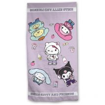 Strandtuch 170x90 cm Weiches Badehandtuch für Fans - Hello Kitty