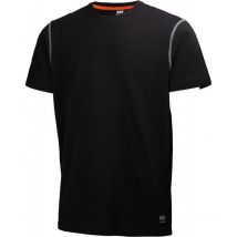 Camiseta Oxford, Talla l, negro
