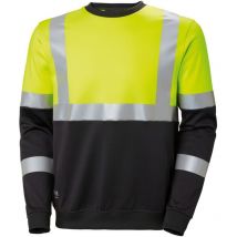 Warn-Sweatshirt, gelb, Gr.L