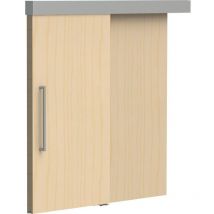 Helm 140 Teleskop-Set für 2-flügelige Teleskopbeschläge, 140kg, Holz