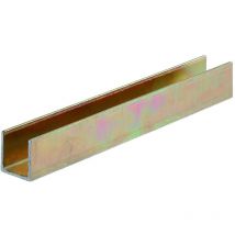 Woelm - helm 240 U-Profil verzinkt, gelb, gelocht Lagerlänge 6.000 mm