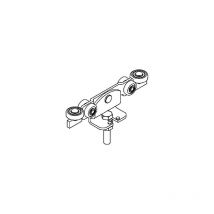 391 Telaio In Lamiera Zincata, Attacco Al Piano, Hub Rullo Con M12X60, Elettriche - Helm