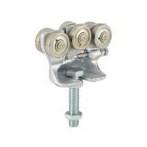 Helm - 492 Telaio In Lamiera Zincata, Attacco Al Piano, Hub Rullo M16x70 Con Altezza Regolabile