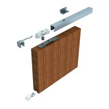 Helm 50 Garnitur m. Winkeln Aluminium blank, Schiene 2150mm