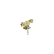 Helm - 391 Monture tole galvanisée, fixation sur plat, galet avec moyeu M12x60